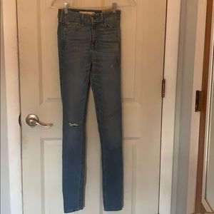 Hollister super skinny high rise 0-long